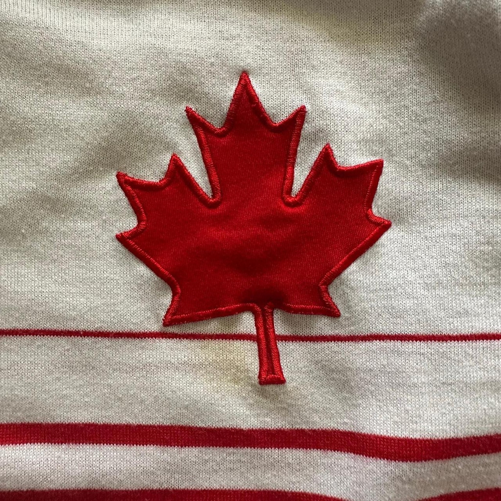 Vintage Team Canada Asics Long Sleeve Jersey shirt Made in Japan - Picture 5 of 8